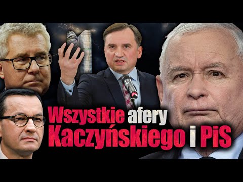 Wszystkie afery Kaczyńskiego i PiS