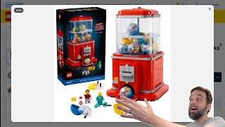 LEGO Ideas Minifigure Vending Machine reveal & thoughts! 16 minifigs, teal & gold space figs! 21358