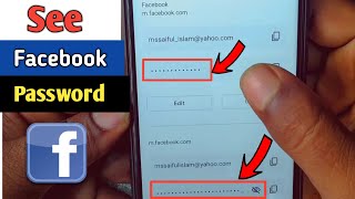 How to See Facebook Password Once i logging in 2024