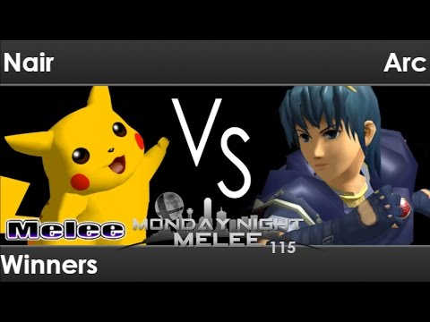 MNM 115 - Nair (Pikachu) vs Arc (Marth) Winners - Melee