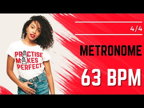 💪 🎼 METRONOME 63 BPM 4/4
