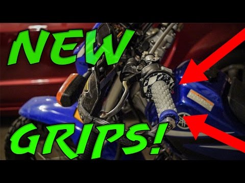 How To replace Grips on a TW200 (with Cycra Probend Handguards)