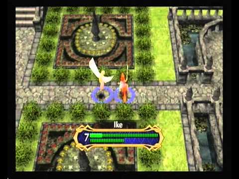 Fire Emblem Path of Radiance Ike vs Berserker Ashnard