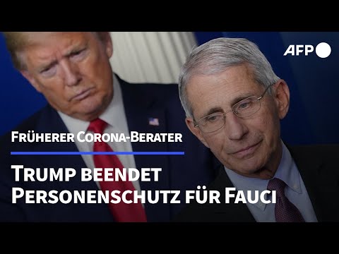 Trump beendet Personenschutz für früheren Corona-Berater Fauci | AFP