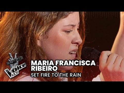 Maria Francisca Ribeiro - "Set Fire to the Rain" | Provas Cegas | The Voice Kids Portugal 2024