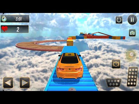 Real Taxi Car Stunts 3D Impossible Ramp Car Stunt Game car drive game Android GamePlay  part # 2