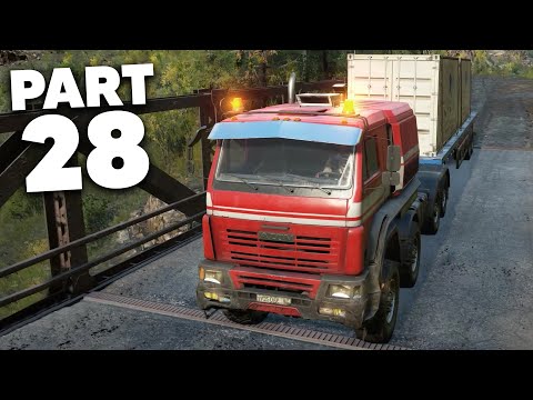 SNOWRUNNER Gameplay Walkthrough Part 28 - FALLING IN LOVE WITH THIS TRUCK