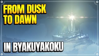 The Still Water&#39;s Flow + From Dusk to Dawn in Byakuyakoku |World Quests and Puzzles|【Genshin Impact】