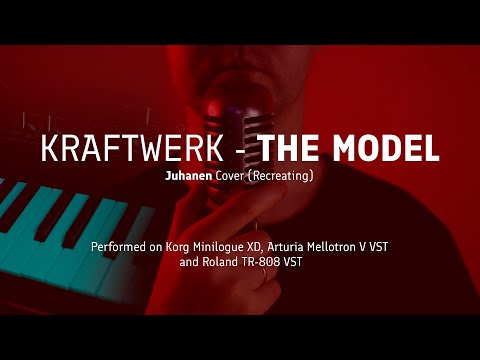 Kraftwerk - THE MODEL (Juhanen cover/recreating/кавер) || Korg Minilogue XD + Arturia Mellotron VST