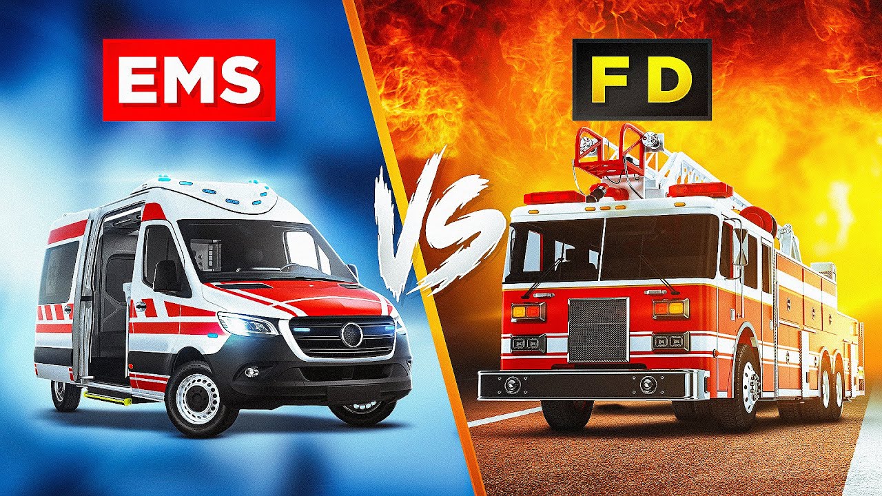 EMS VS Firefighter | EMS vs FD | EMT/Paramedic Jobs | The Paramedic Coach