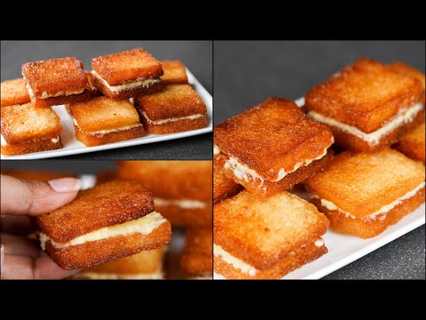 Bread Malai Toast Recipe | Delicious Bread Toast Recipe | Eid Special Recipe | Malai Toast Recipe