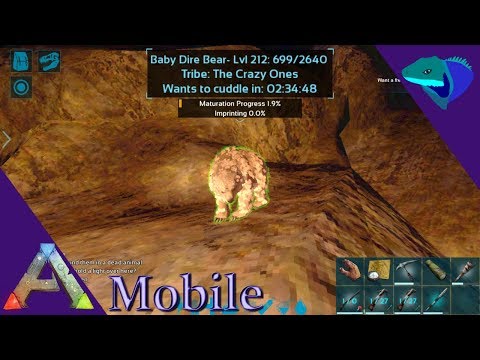 DIRE BEAR AND THERIZINO BREEDING! Ark: Mobile [S1:E30]