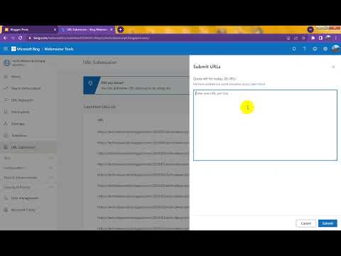 Blogspot Tubes : Advance Blogging 09 - Blogger Post URL Submission To Bing Search Console