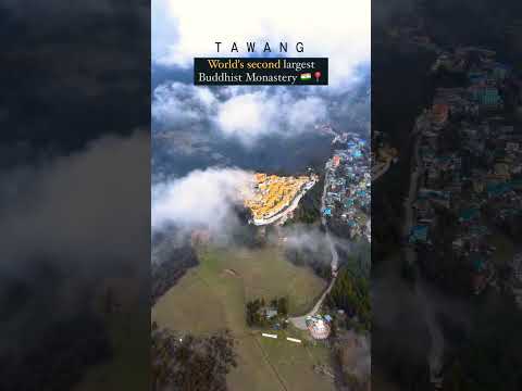 Tawang Monastery - The World's Second Largest Buddhist Monastery #Tawang Beautiful Tawang