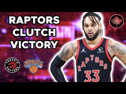Raptors CLUTCH Victory - Gary GOES OFF vs Knicks - Raptors vs Knicks Reaction