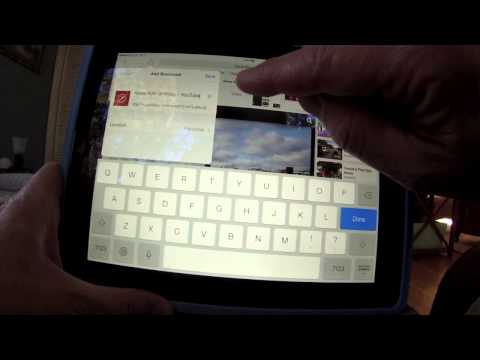 How to add to iPad Favorites - YouTube