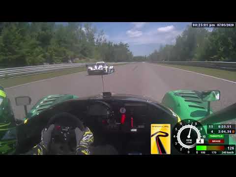 A Last Lap Battle For the Win!  Calabogie Summer Classic Radical Cup Race #1
