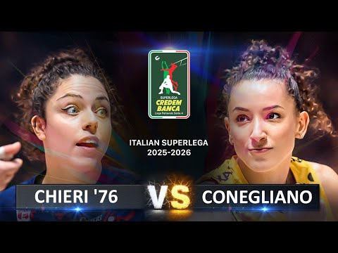 Chieri '76 vs Conegliano | Italian Volleyball LVF SerieA1 2025/2026