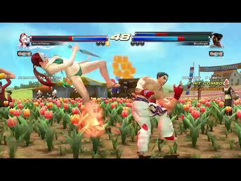 TEKKEN TAG TOURNAMENT 2 match - Kunimitsu vs. Kazuya, Bryan