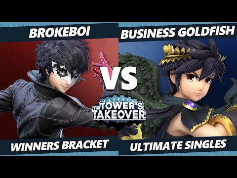 Tower's Takeover 21 - Brokeboi (Joker) Vs. Buisness Goldfish (Dark Pit) SSBU Ultimate Tournament
