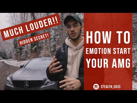 How to EMOTION START your AMG vehicle! (LOUDEST Cold Start trick) Stock! No tune needed! SECRET!