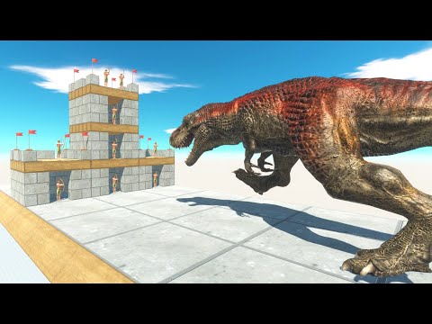 Archer Tower VS Giant - Animal Revolt Battle Simulator
