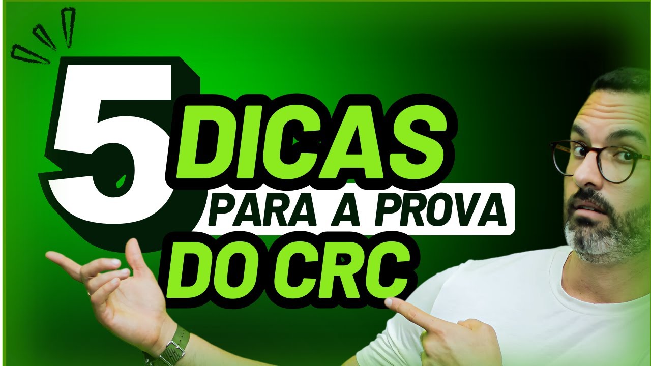 5 DICAS para o DIA da PROVA DO CRC  [FAÇA ISSO]!! 🔴