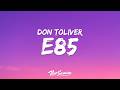 Don Toliver - E85 (Lyrics)