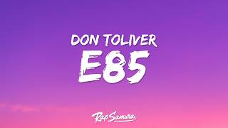 Don Toliver - E85 (Lyrics)