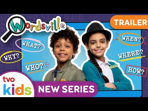 Trailer | 💻 WORDSVILLE 🔍 Gabby and Sly Solve Word Mysteries | Kid-Detective Series | TVOkids