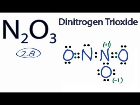 N2O3 Lewis Structure: How to Draw the Lewis Structure for N2O3