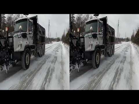 Snow plow pass 2 SBS Half width Jan 19 2022