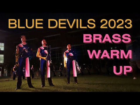 Blue Devils Brass Warmup 2023