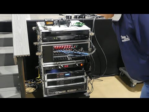 Sound system setup for a cultural event using a Presonus StudioLive 32SC console - Event Video 58