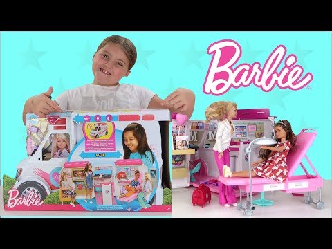 Barbie Doll Ambulance and Hospital Care Clinic Playset