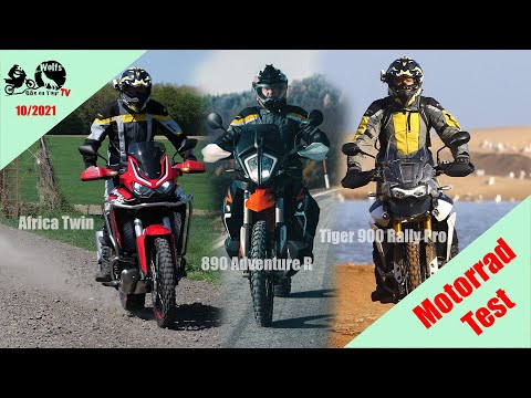 Wolf compares motorcycles: Honda Africa Twin | KTM 890 Adventure R | Triumph Tiger 900 Rally Pro