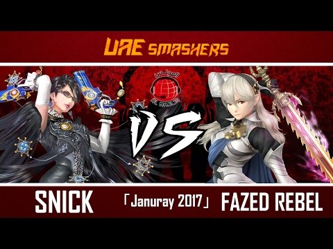 SSB4 Jan 2017: Snick (Bayonetta) vs Fazed Rebel (Corrin, DK, Charizard) - LR7