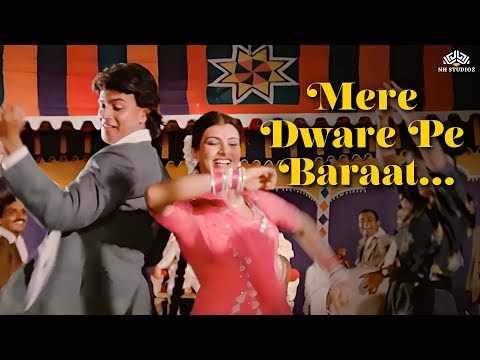Mere Dware Pe Baraat | Abhijeet Bhattacharya | Mithun Chakraborty, Parveen Babi | Karm Yudh