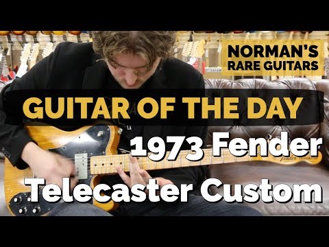 Guitar of the Day: 1973 Fender Telecaster Custom Natural | Norman's Rare Guitars