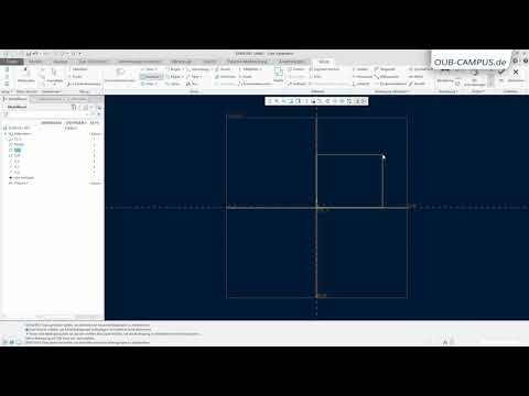 Skizzierer: Erzeugen von Elementen | Creo Tutorial #5 | OUB CAMPUS