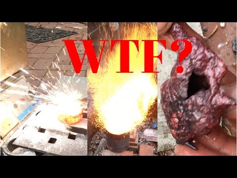 Backyard Metal Casting Gone Wrong