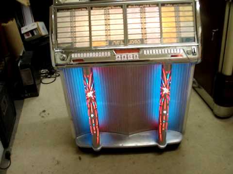 Wurlitzer 1800 Jukebox 1955, 45 rpm 