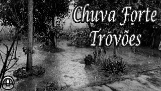 Som de CHUVA FORTE com TROVÕES para Dormir