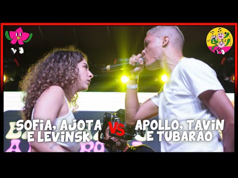 🔥🤣 Levinsk, Ajota and Sofia vs. Apollo, Tavin and Tubarão | 2nd PHASE | Ana Rosa Battle | TRIO 2023