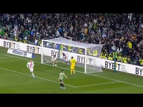 gol de bebe  Betis 0-1 rayo vallecano