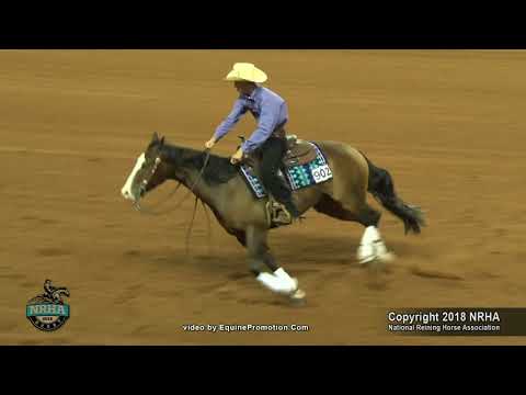 One Stormy Nite ridden by Ronny Lane Colston  - 2018 NRHA Derby (NP Derby, Sec. 2)