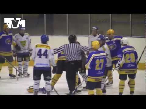 HHK Velké Meziříčí vs HC Uherský Brod - bitka