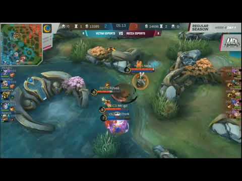 Victim Esports vs Recca Esports Match 1 - MDL S1 Week 4 Day 1 ll Mobile Legends Bang Bang ll