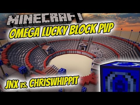 Jnx -  OMEGA LUCKY BLOCK PVP ARENA WITH JNX AND WHIPPIT |  MINECRAFT MOD 1.8
