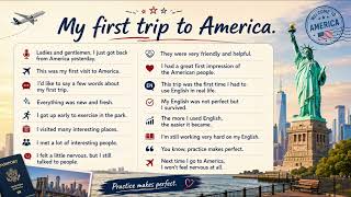 Topic 1: My First Trip to America | Shadowing Practice (Beginner Friendly)